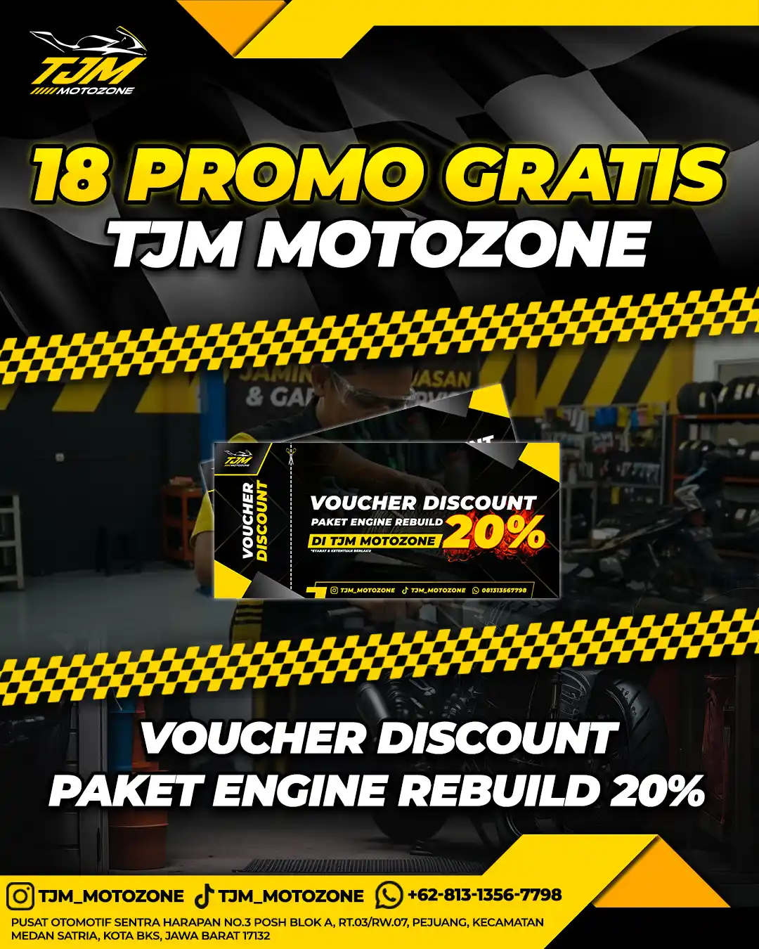 Voucher Discount Paket Engine Rebuild 20%