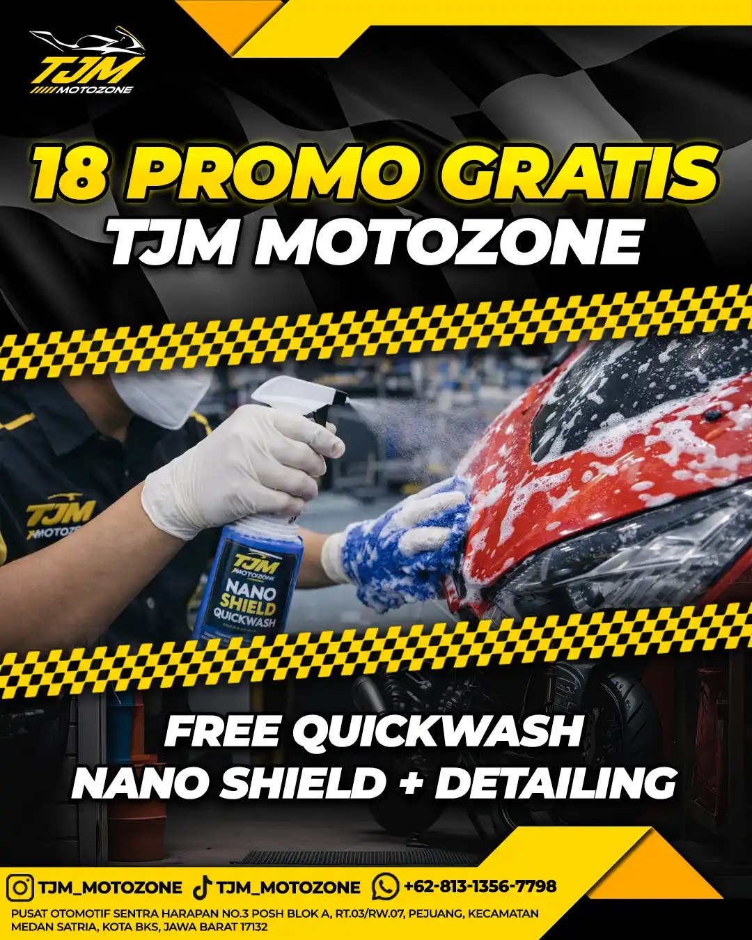Free Quickwash Nano Shield + Detailing