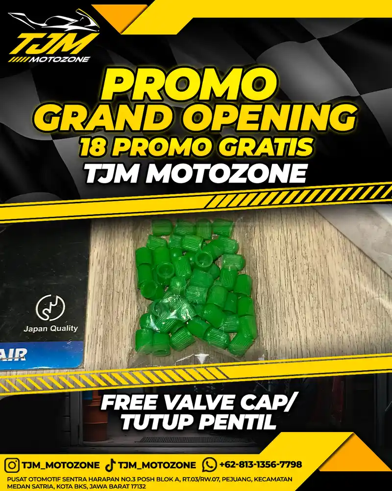 Free Valve Cap / Tutup Pentil