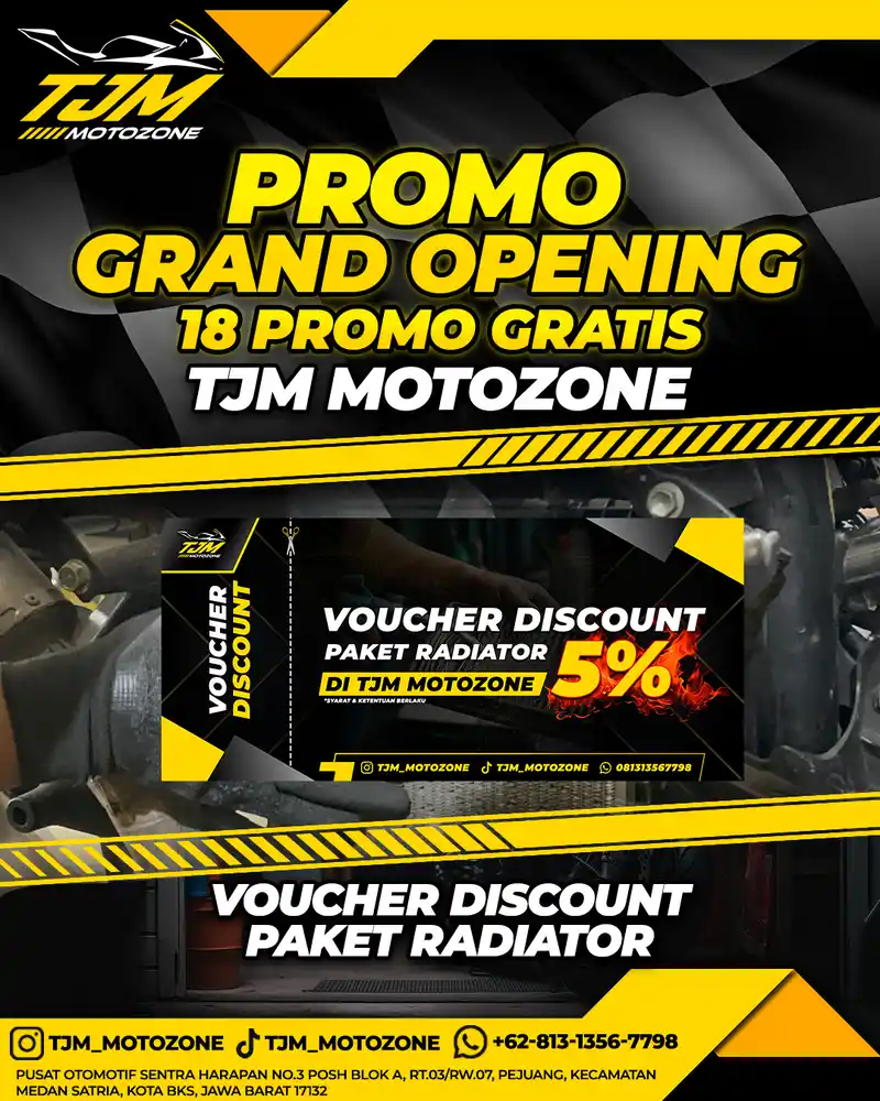 Voucher Discount Paket Radiator 5%